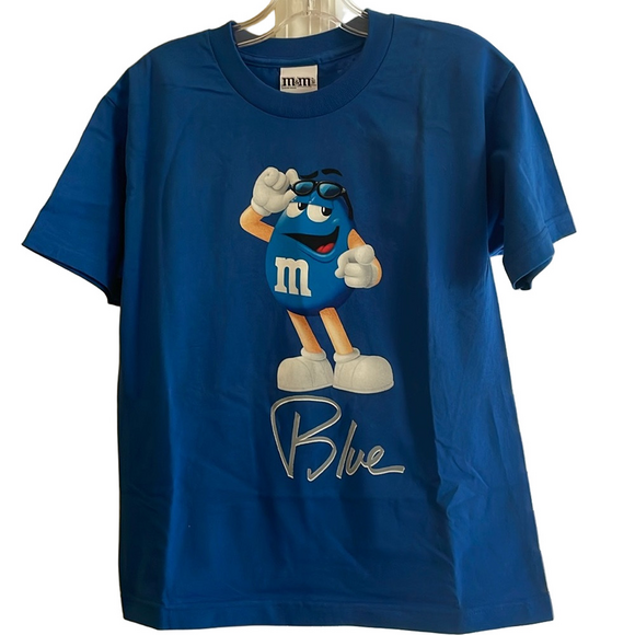 M&M’s Blue T-Shirt Size L New! - Picture 1 of 3